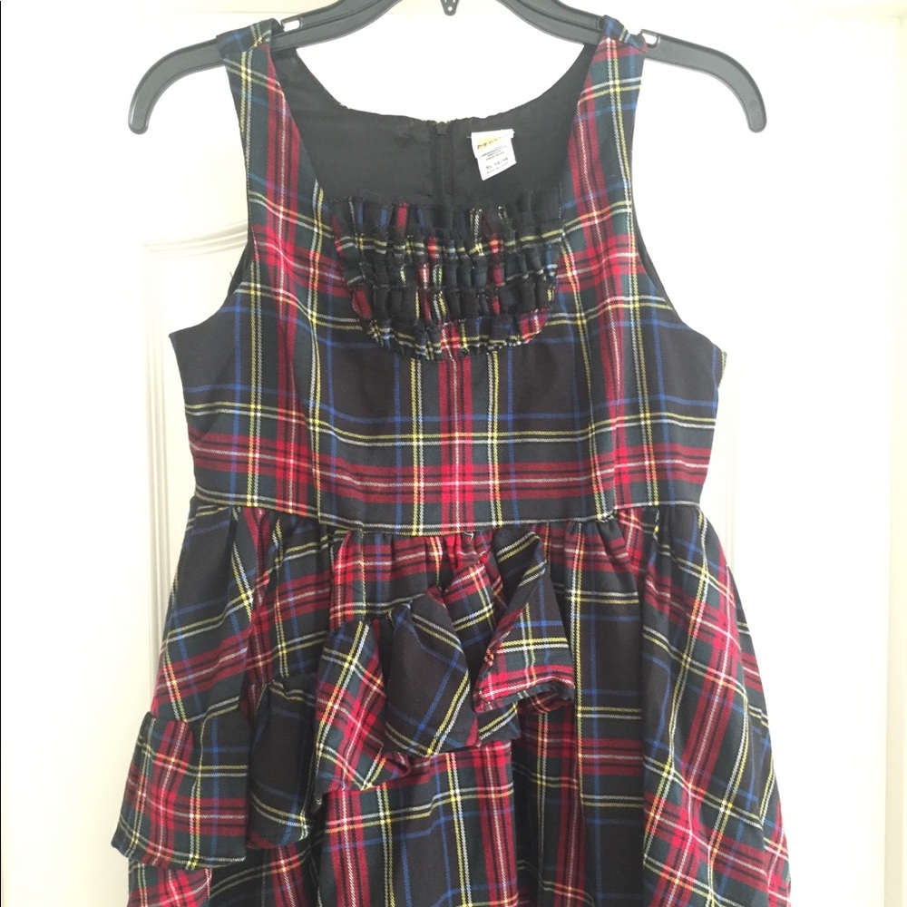Harajuku plaid dress
